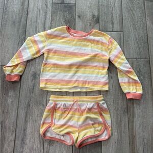 Striped Kids lounge set
